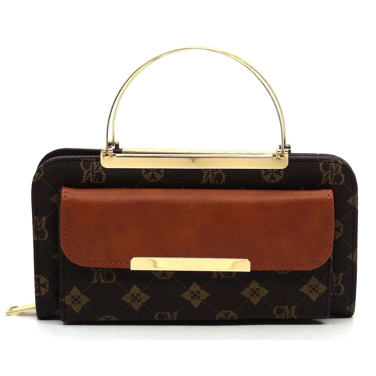 Monogramm Crossbody Bag Clutch Wallet Fashion World
