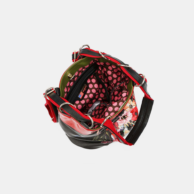 Nicole Lee USA Flower Adjustable Strap Backpack Bag Trendsi
