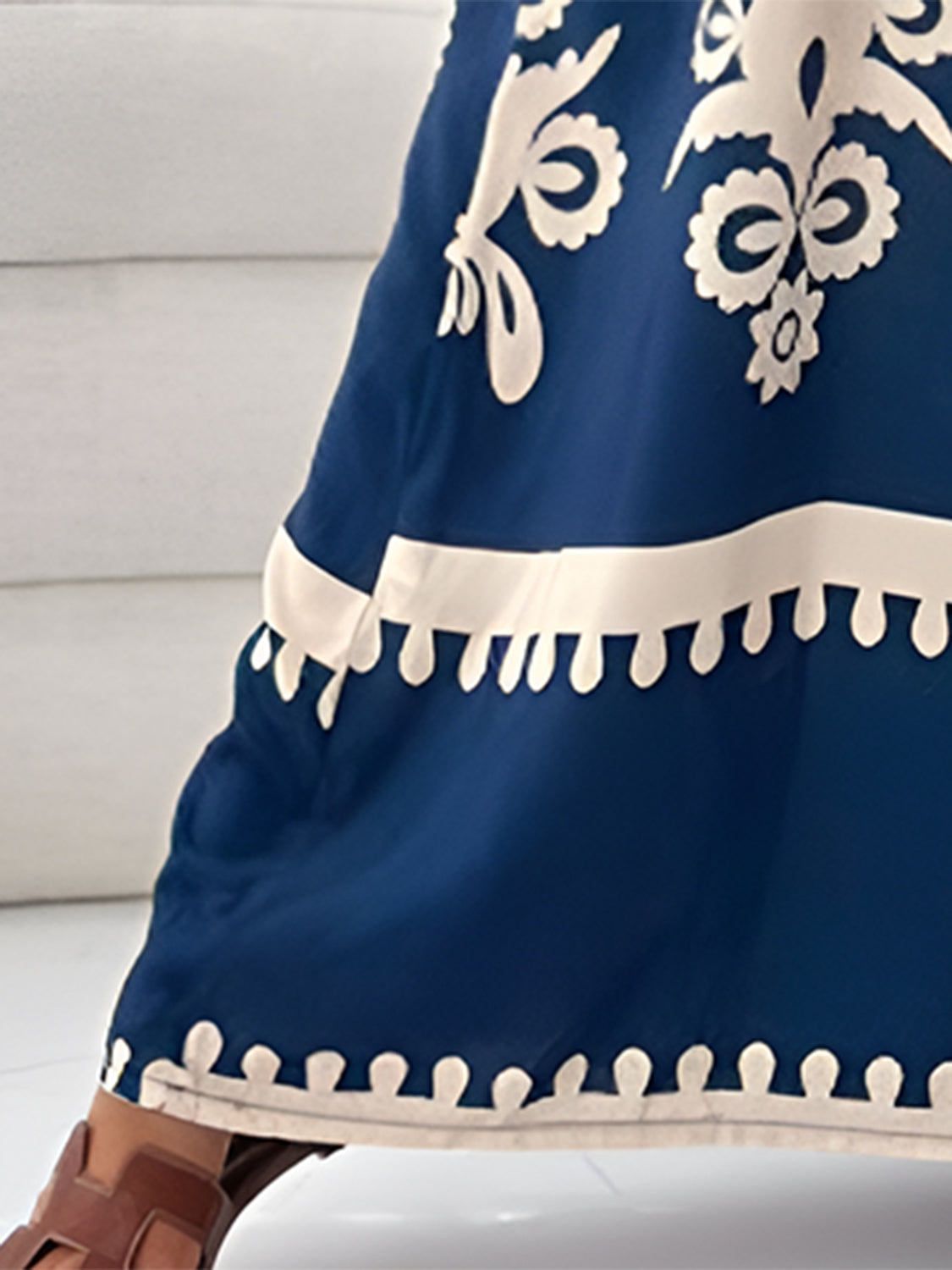 Bohemian Printed Spaghetti Strap Sleeveless Maxi Dress Trendsi