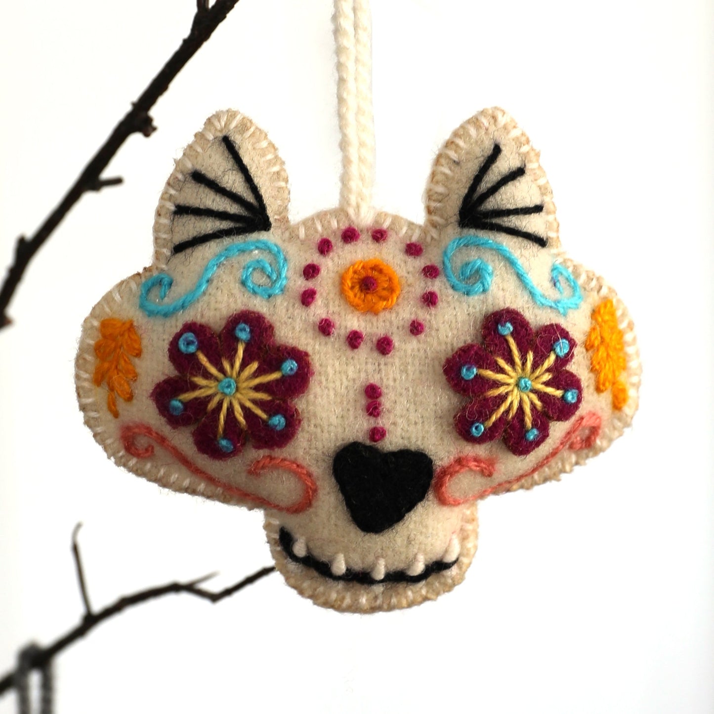 Halloween Ornaments- set of 4 DAME BOHEME