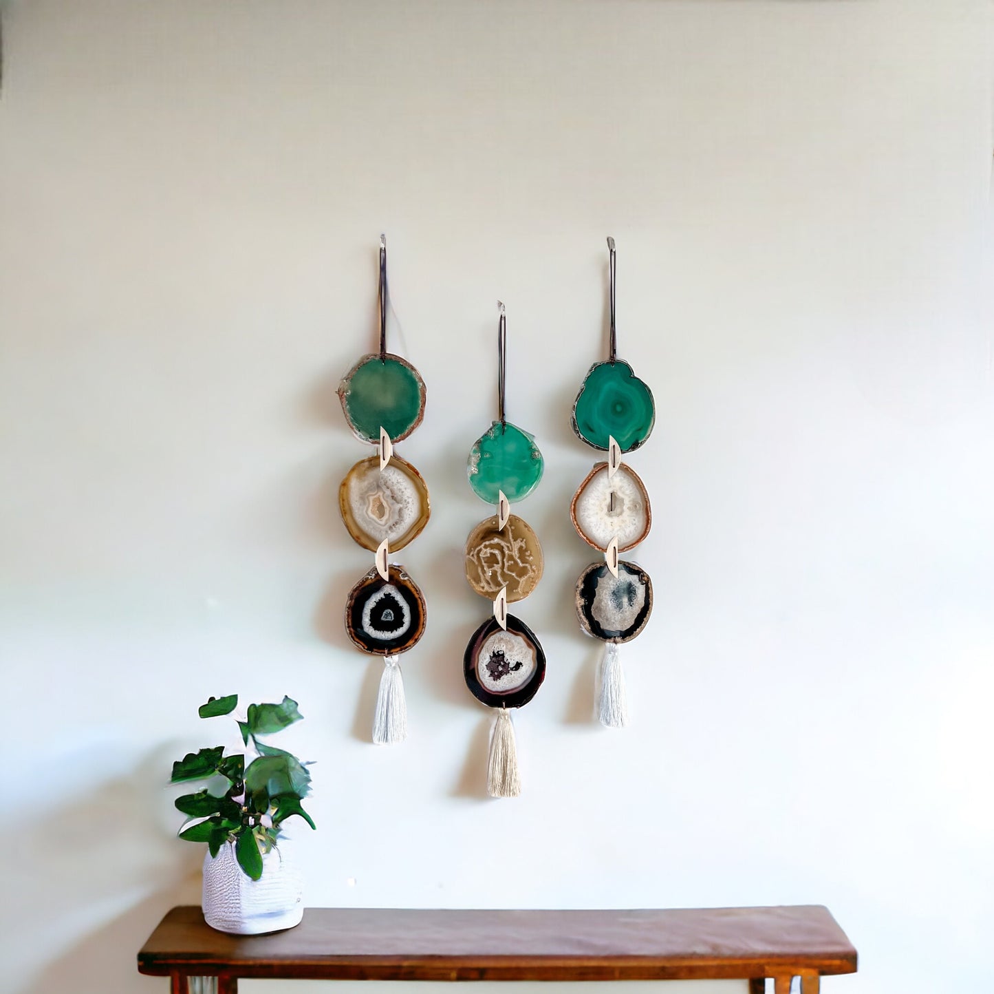 Juniper Agate Garland Wall Hanging DAME BOHEME