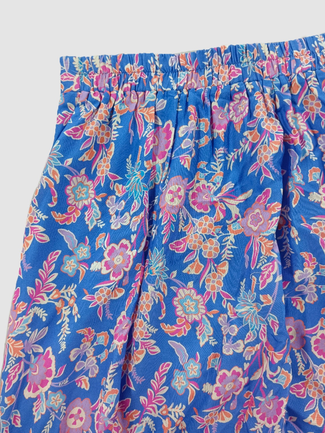 Smocked Off-Shoulder Printed Top and Skirt Set DAME BOHEME