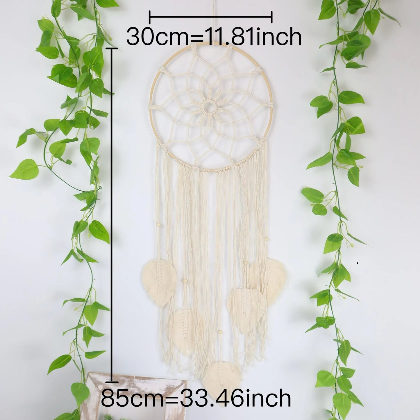 Boho Dream Catcher Macrame Wall Hanging Decor DAME BOHEME