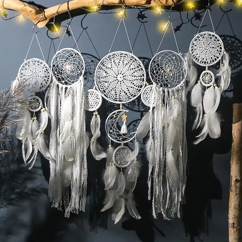 5pcs Large Size Dreamcatcher Set - Wall Hanging Décor