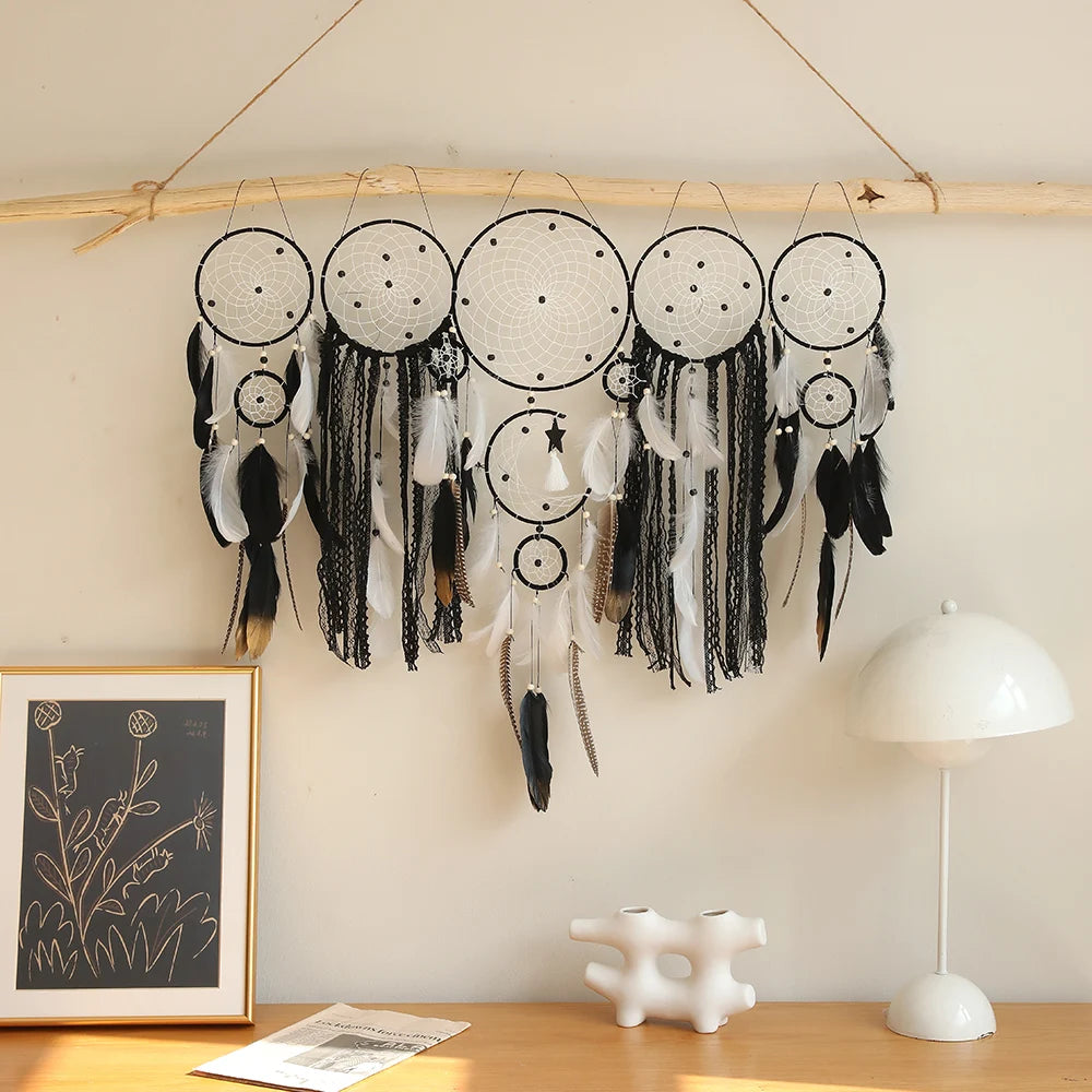 5pcs Large Size Dreamcatcher Set - Wall Hanging Décor