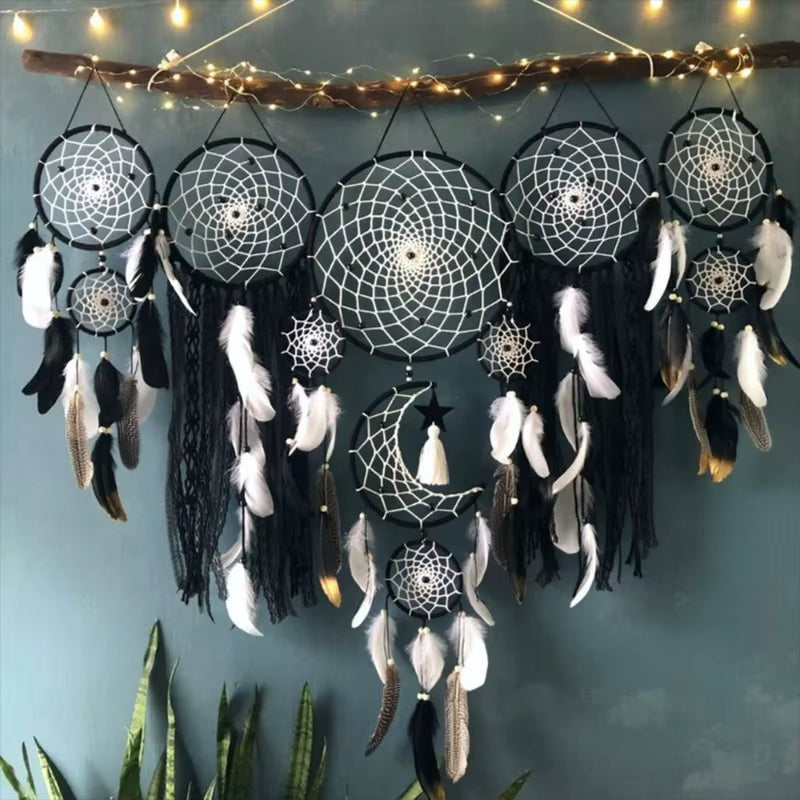 5pcs Large Size Dreamcatcher Set - Wall Hanging Décor