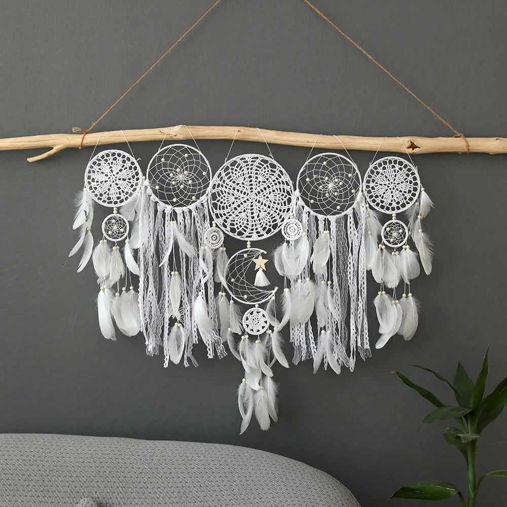 5pcs Large Size Dreamcatcher Set - Wall Hanging Décor