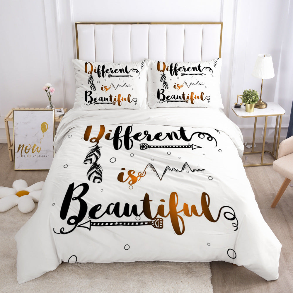 3D Digital Bedding Duvet Cover SetĀ DAME BOHEME