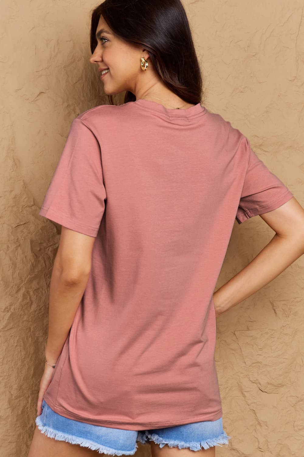 Simply Love Full Size FIND INNER PEACE Graphic Cotton T-Shirt DAME BOHEME