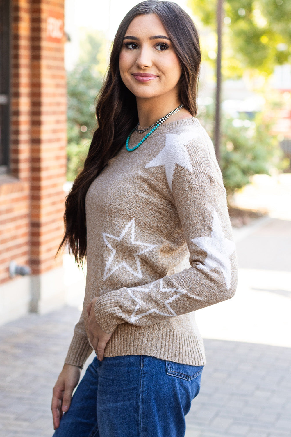 Alani Star Pattern Sweater DAME BOHEME