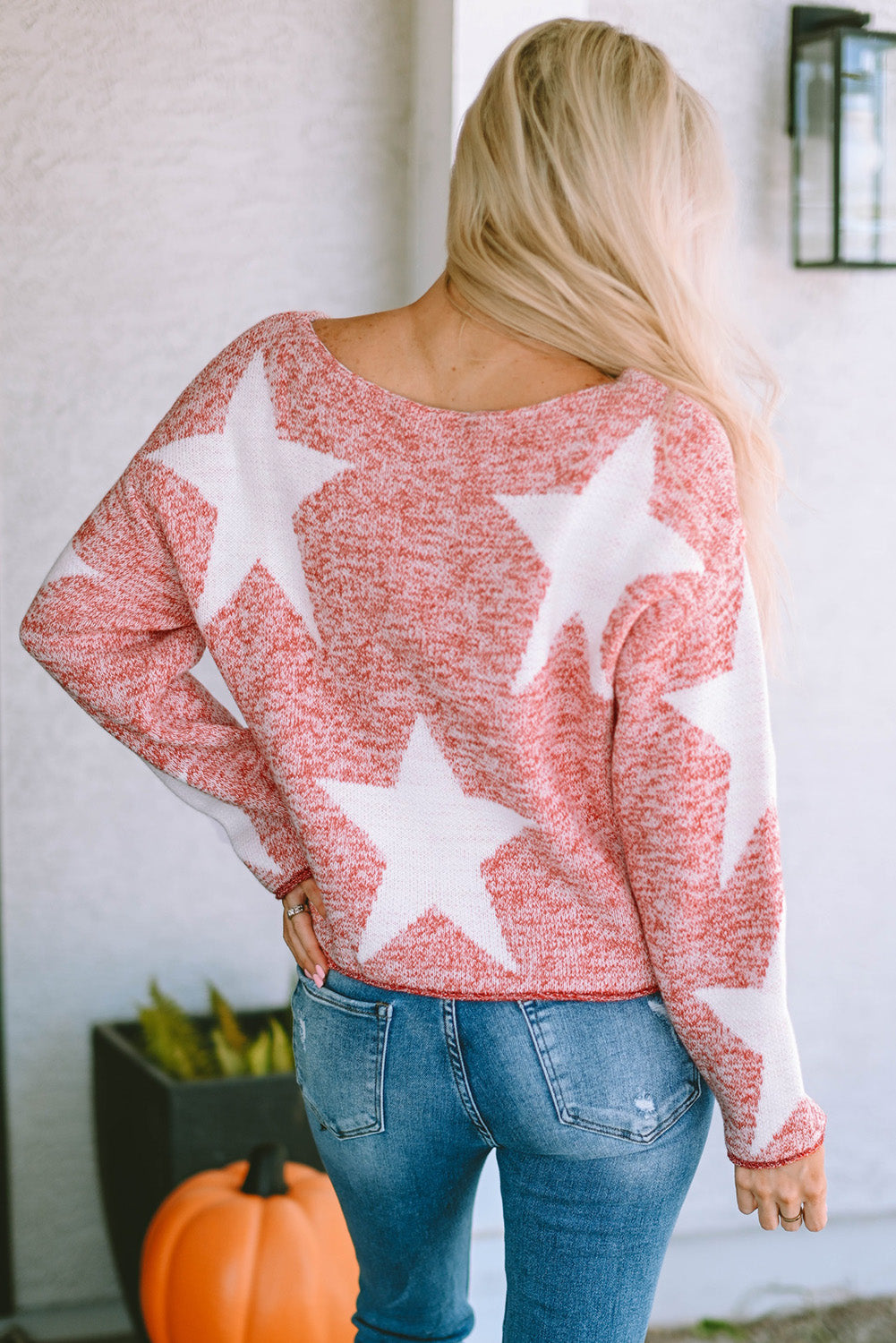 Katharine Star Spangled Casual Knit Sweater DAME BOHEME