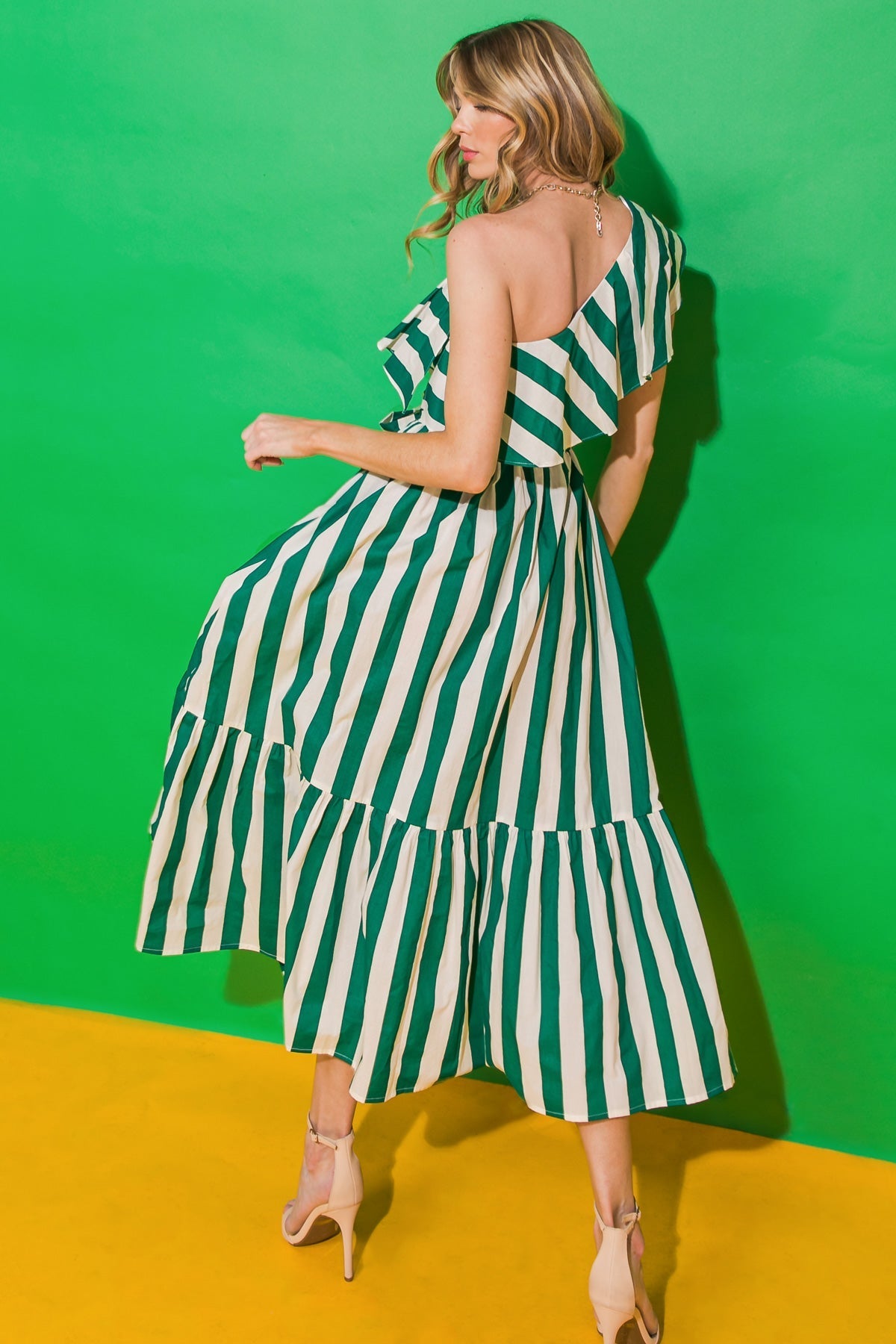 DAYS LIKE THESE POPLIN MIDI DRESS DAME BOHEME