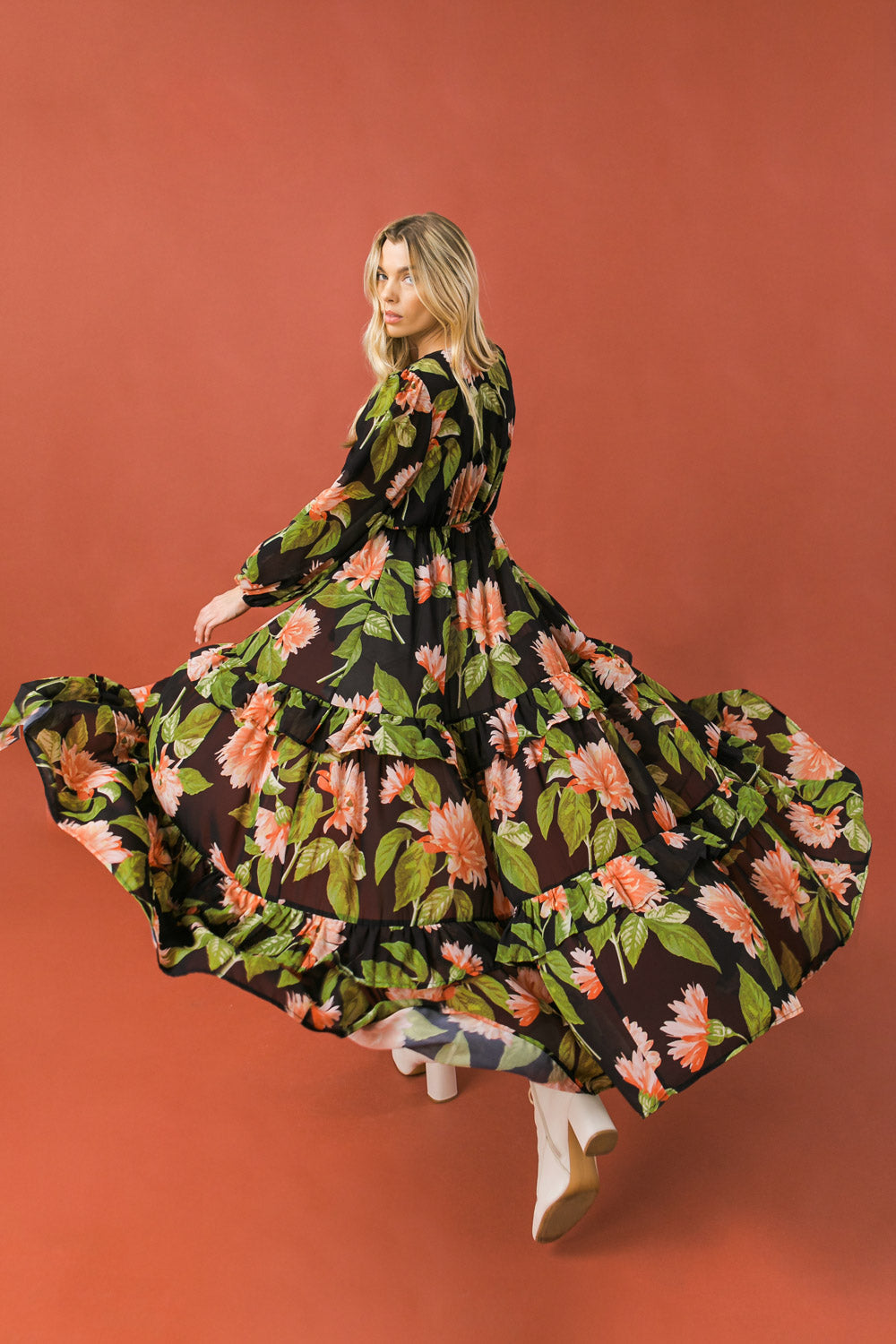 Woven Maxi Cover-Up Duster: Boho Drama in Full Bloom DAME BOHEME