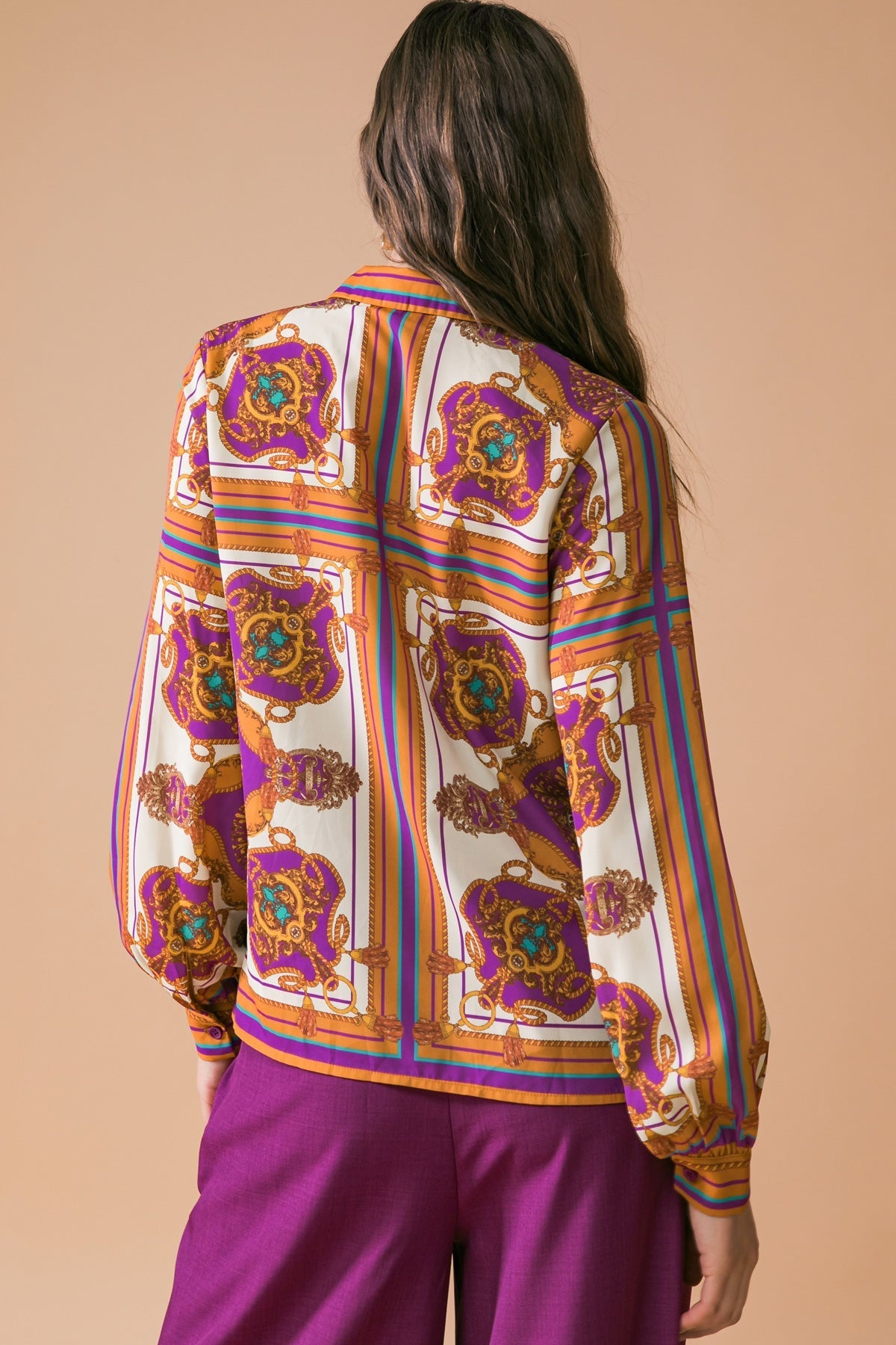 MAKE TODAY GREAT WOVEN TOP DAME BOHEME