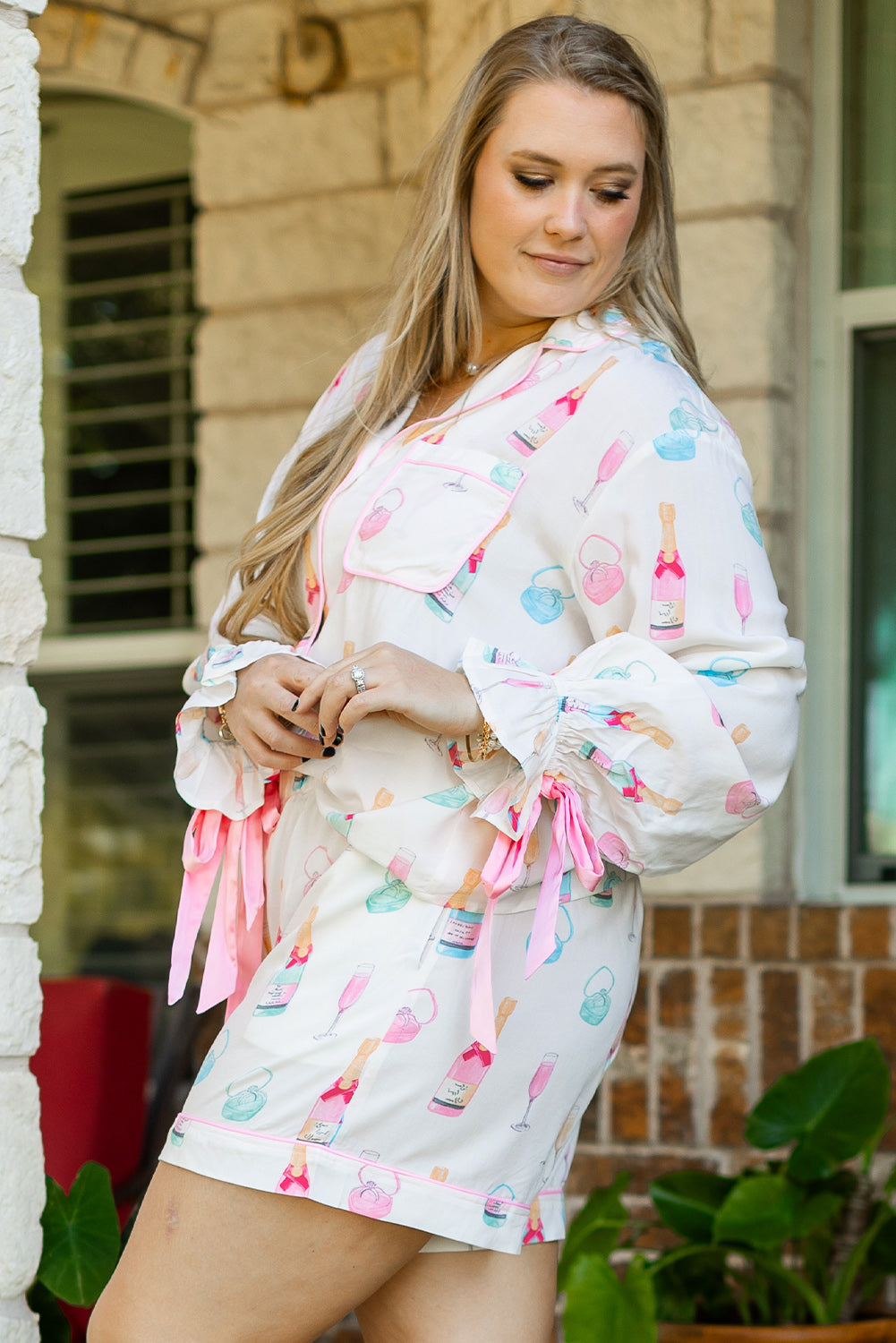 Milani Plus Size Pajama Set DAME BOHEME