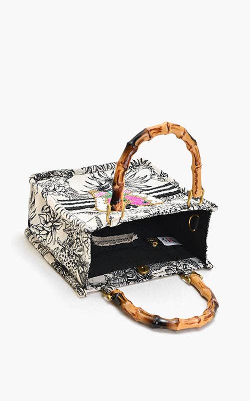 Forbidden Handbag - Hand-Embellished with Intricate Beadwork