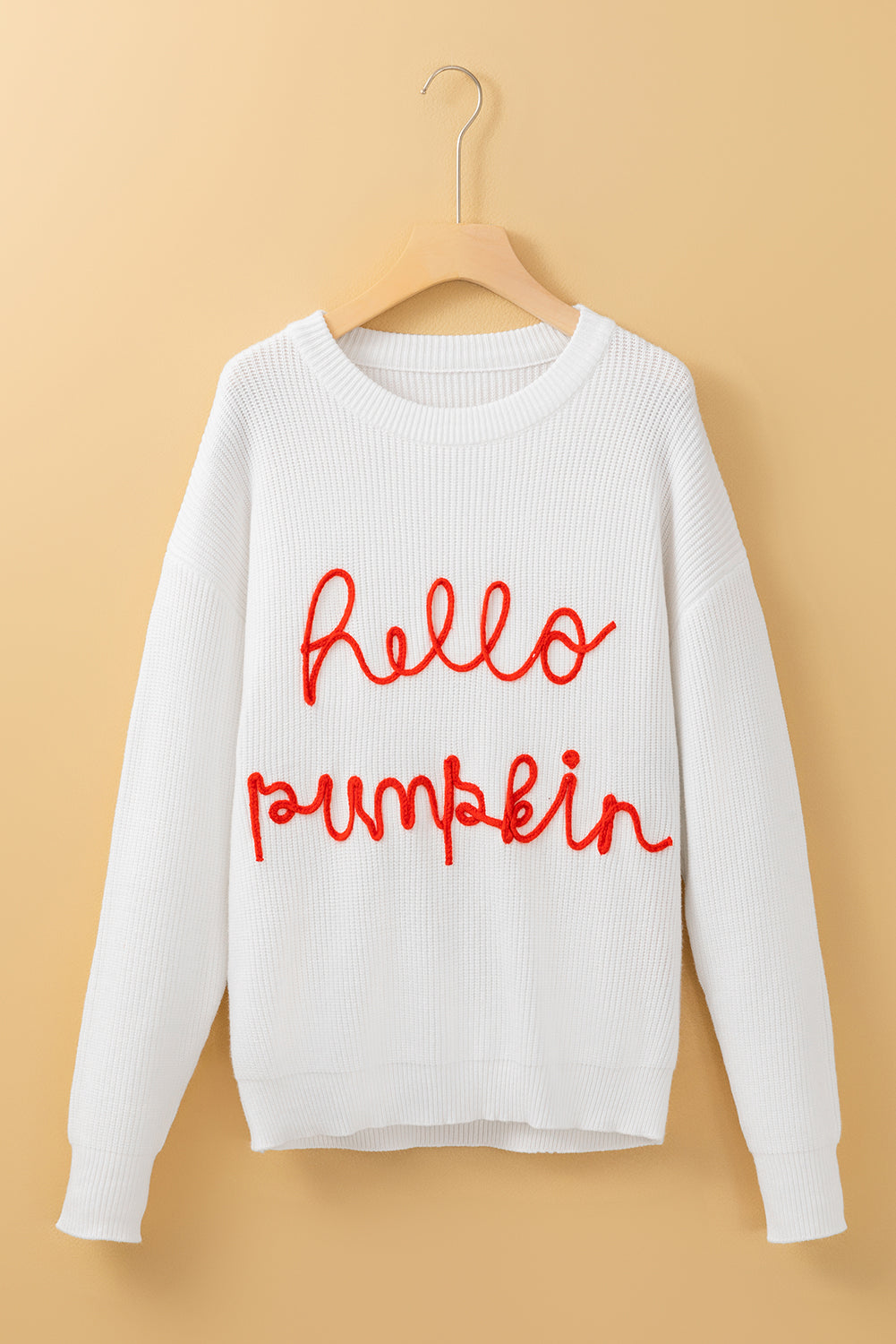 Hello Pumpkin Graphic Sweater DAME BOHEME
