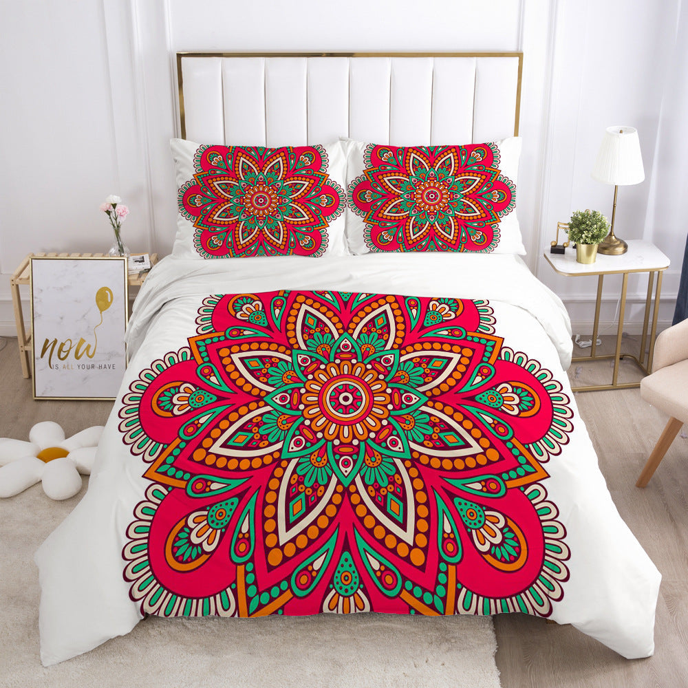 3D Digital Bedding Duvet Cover SetĀ DAME BOHEME