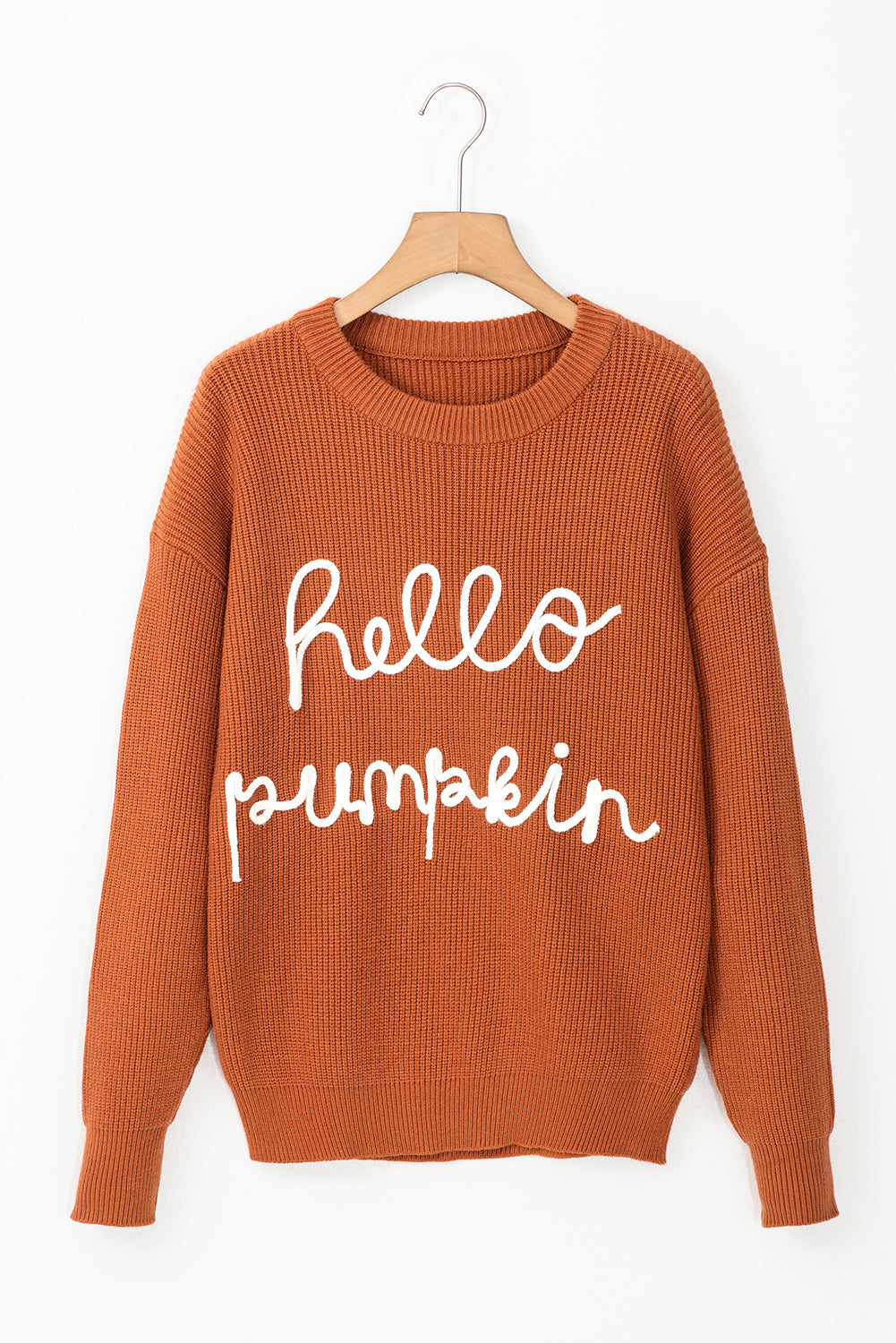 Hello Pumpkin Graphic Sweater DAME BOHEME