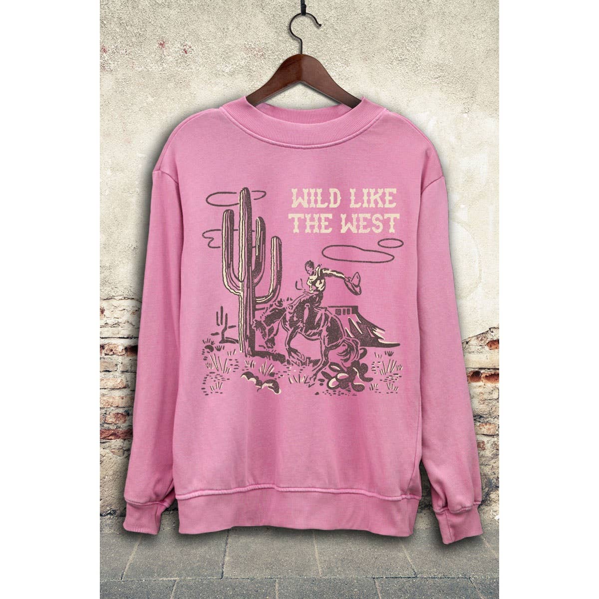 WILD LIKE THE WEST Mineral Graphic Sweatshirt DAME BOHEME