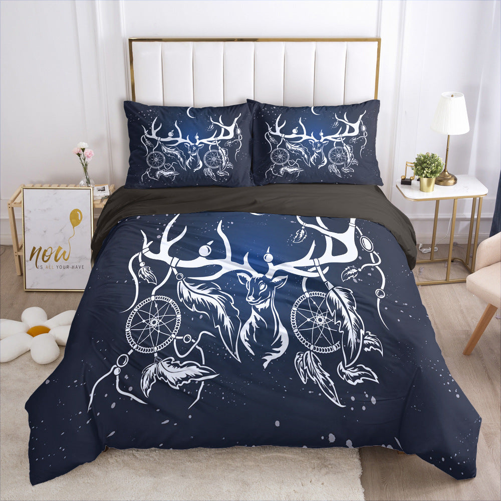 3D Digital Bedding Duvet Cover SetĀ DAME BOHEME
