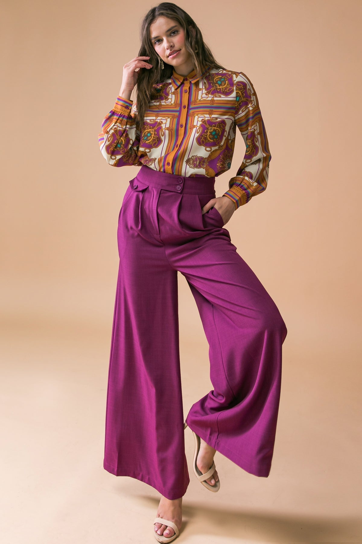 MAKE TODAY GREAT WOVEN TOP DAME BOHEME