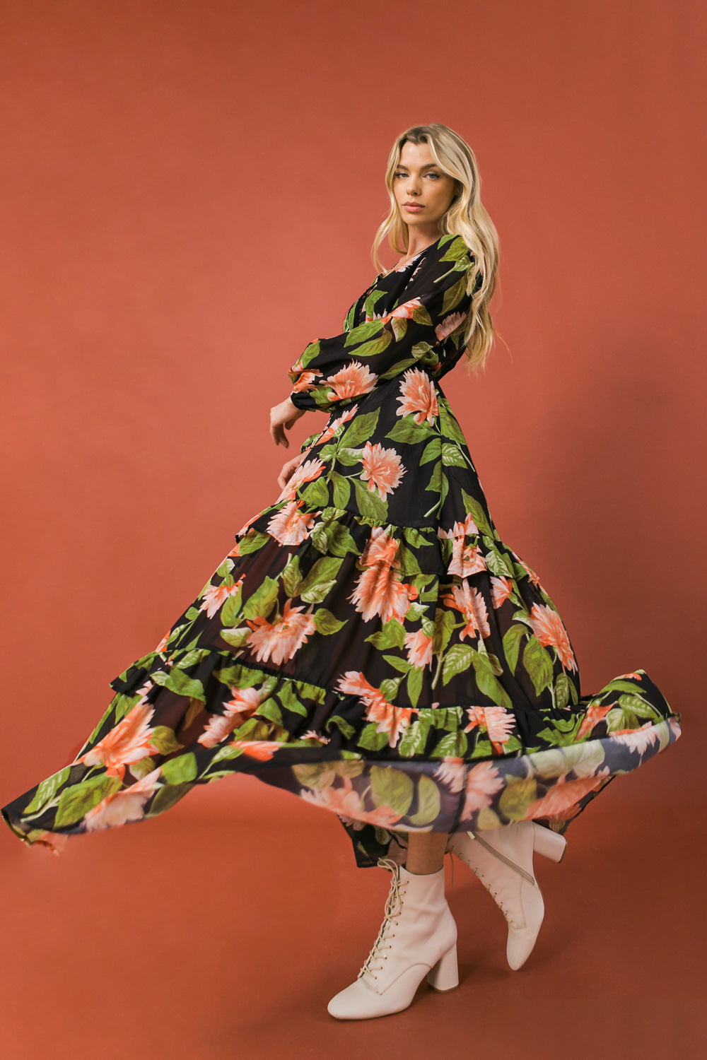 Woven Maxi Cover-Up Duster: Boho Drama in Full Bloom DAME BOHEME