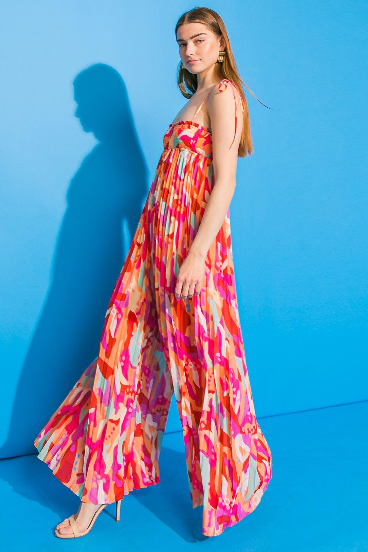 BETTER GET GOING WOVEN JUMPSUIT DAME BOHEME