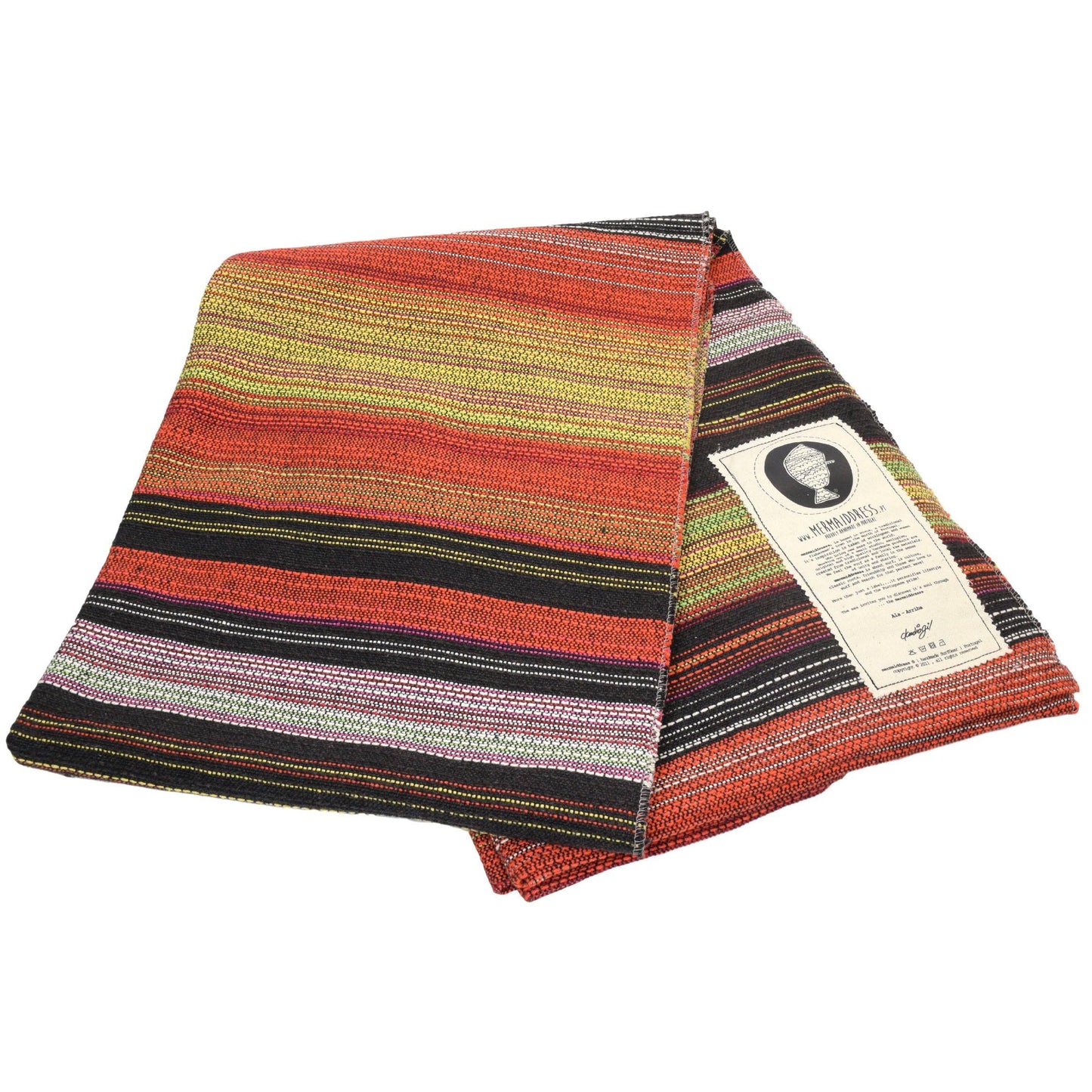 Póvoa Yoga Blanket Orange Sunrise DAME BOHEME