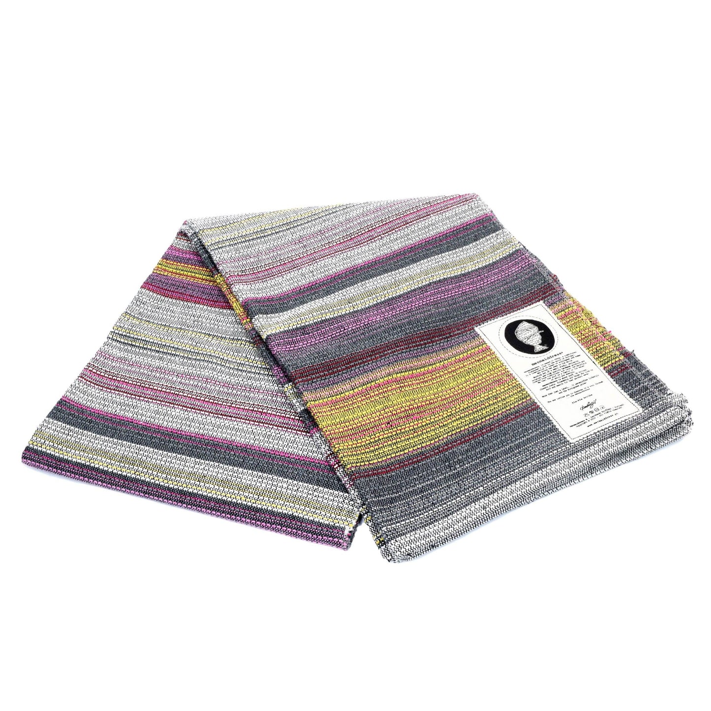 Povoa Yoga Blanket Grey and Pink DAME BOHEME