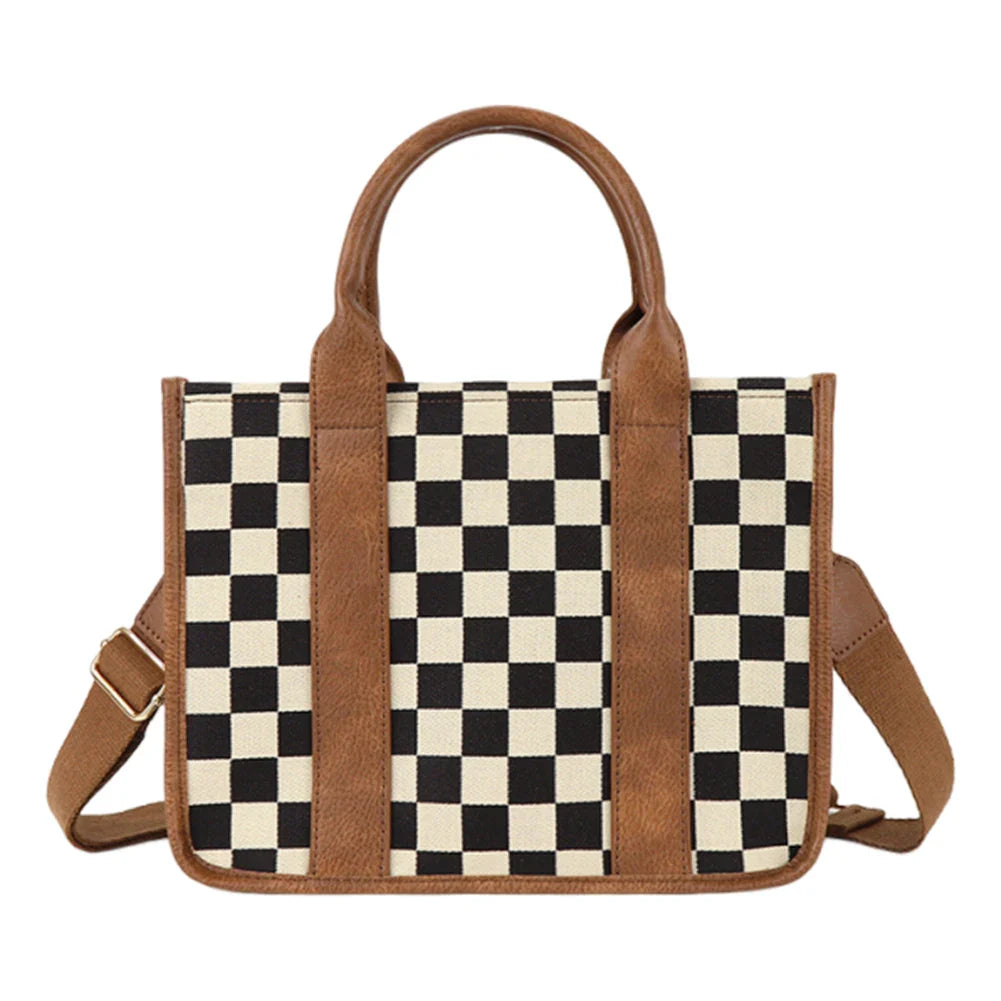 Plaid-Checkered DAME BOHEME