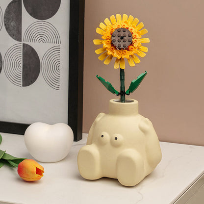 Nordic Ins Abstract Human Shape Ceramic Vase Living Room Bedroom Desktop Flower Arrangement Art Vase Home Decoration Accessories  DAME BOHEME
