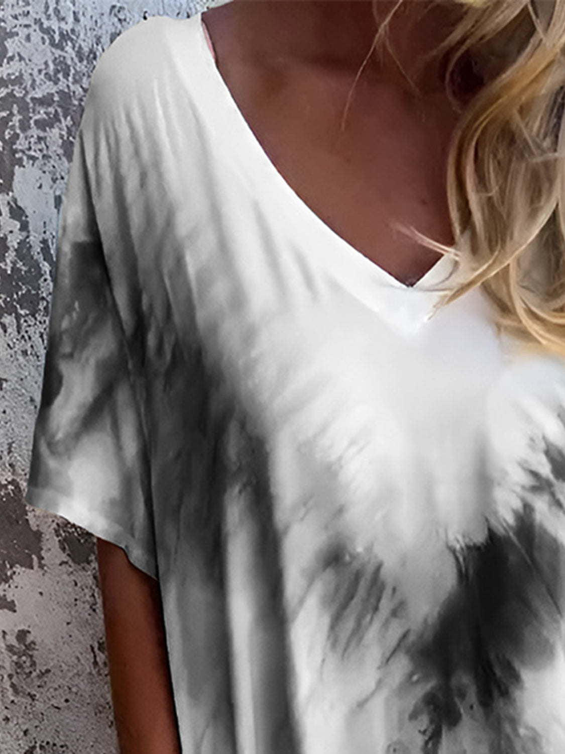 Full Size Pocketed Tie-Dye Short Sleeve Maxi Dress Trendsi