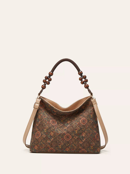Bohemian Geometric Pattern Hobo Handbag  DAME BOHEME