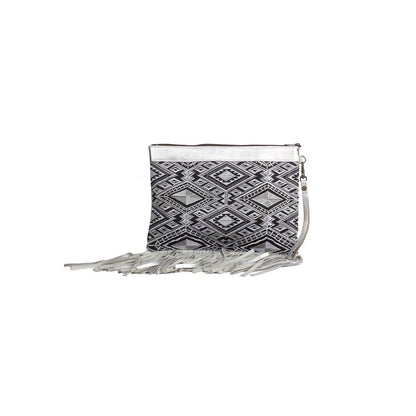 Metallic Leather & Embroidery Wristlet iPad | Tablet Bag - Thailand  DAME BOHEME