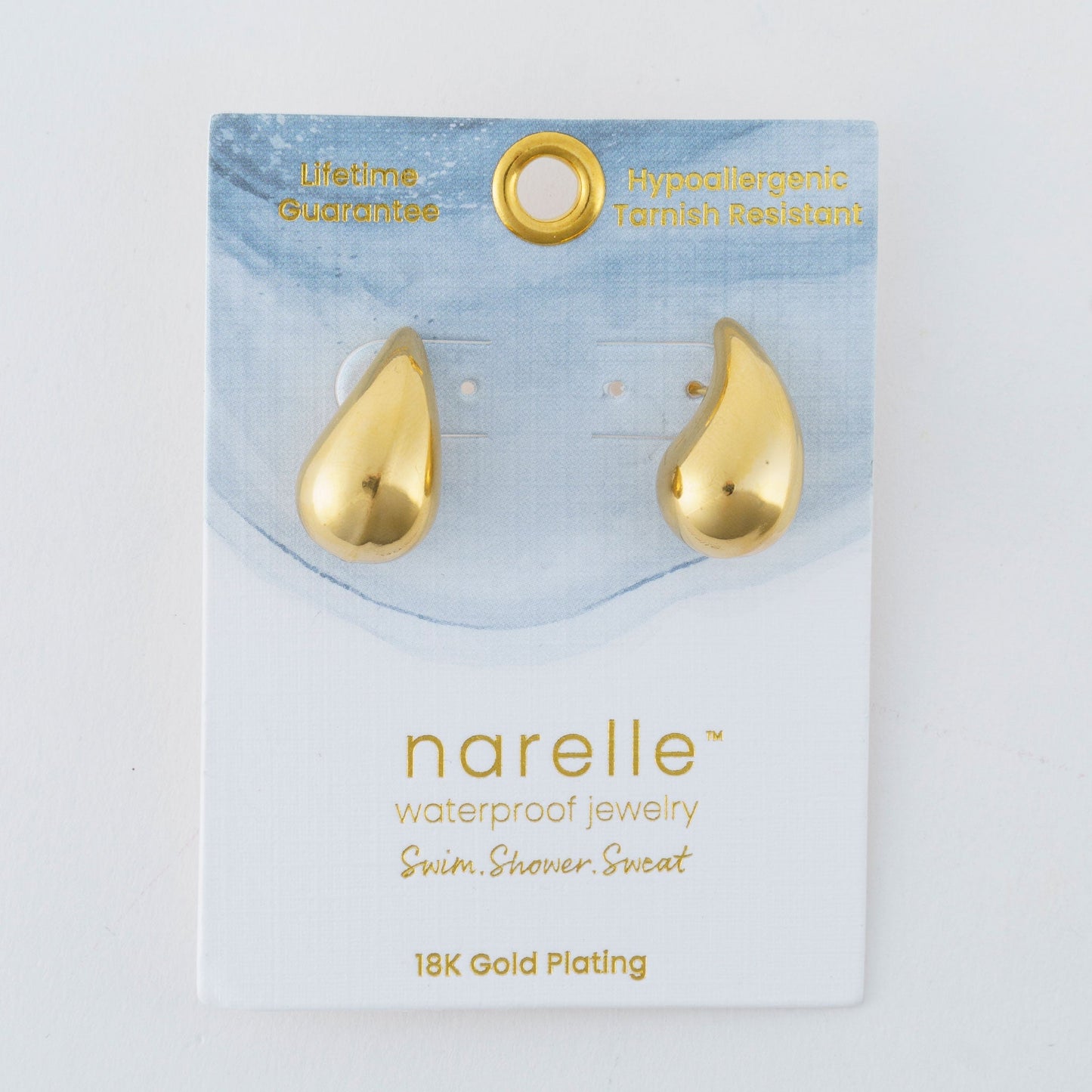 Narelle Waterproof Tear Drop Earrings  DAME BOHEME