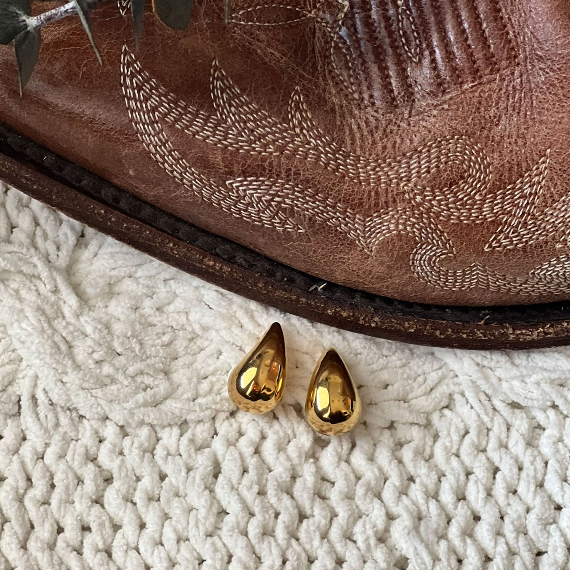 Narelle Waterproof Tear Drop Earrings  DAME BOHEME