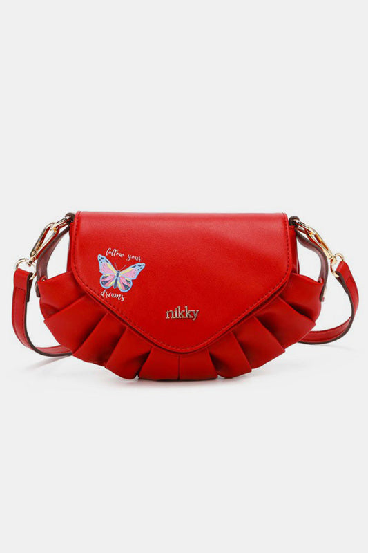 Nicole Lee USA Graphic Eco Leather Crossbody Bag Trendsi