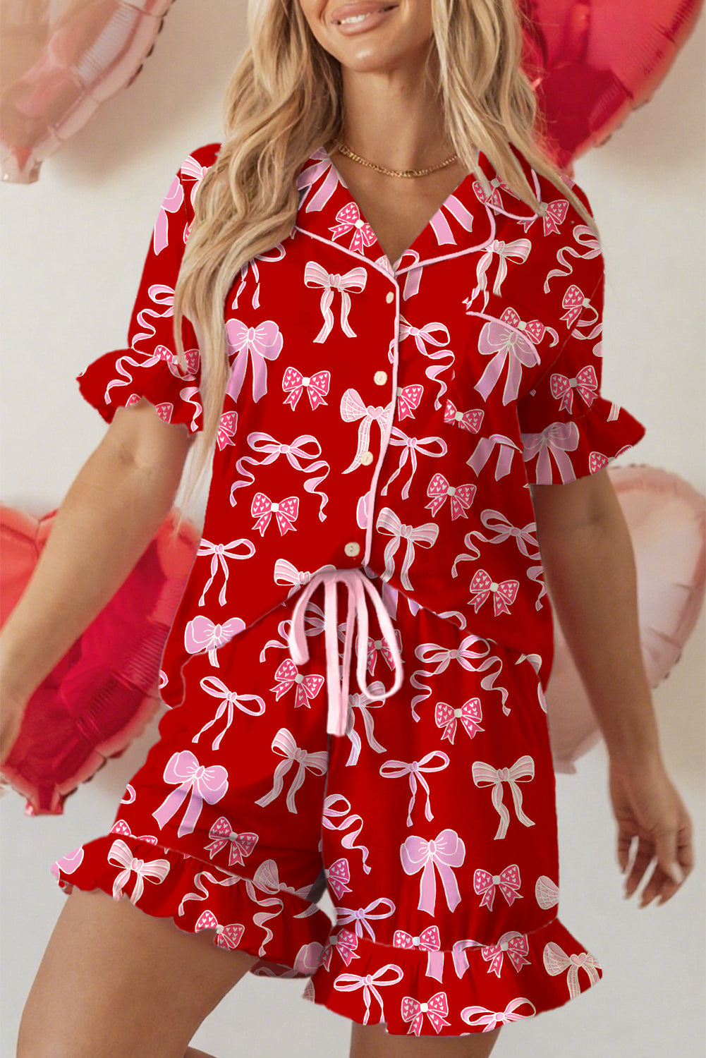Amayah Ruffled Short Sleeve Shirt  DAME BOHEME