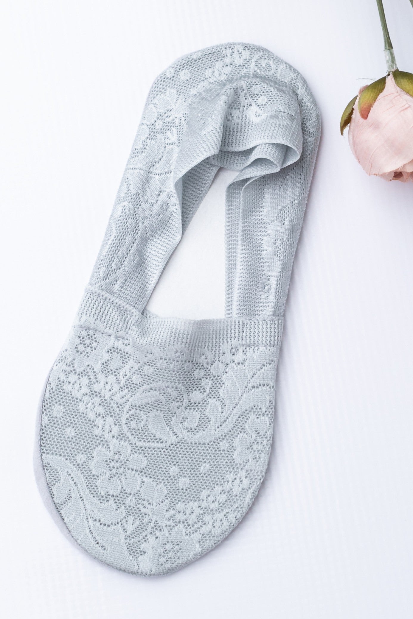 No-Slip Floral Lace Socks Aili's Corner