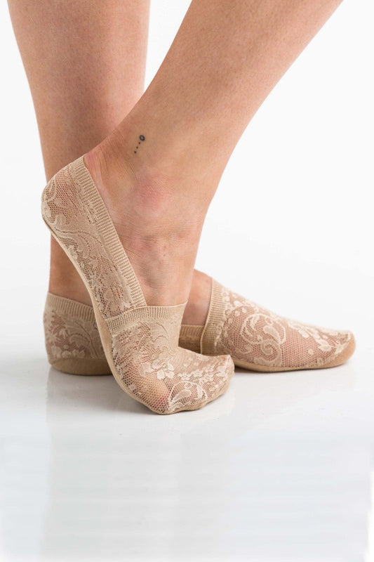 No-Slip Floral Lace Socks Aili's Corner