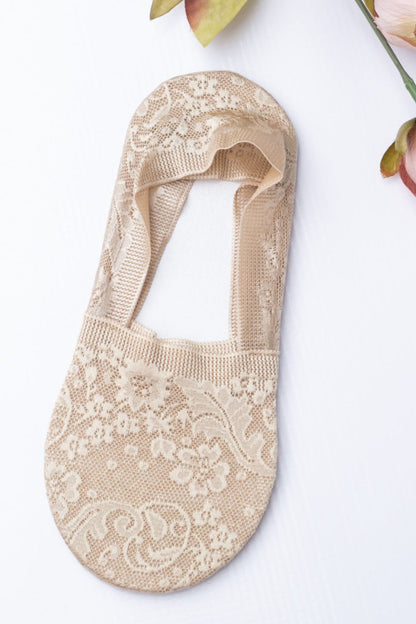 No-Slip Floral Lace Socks Aili's Corner