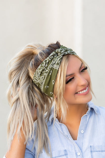 Bandana Twist Boho Headwraps Aili's Corner