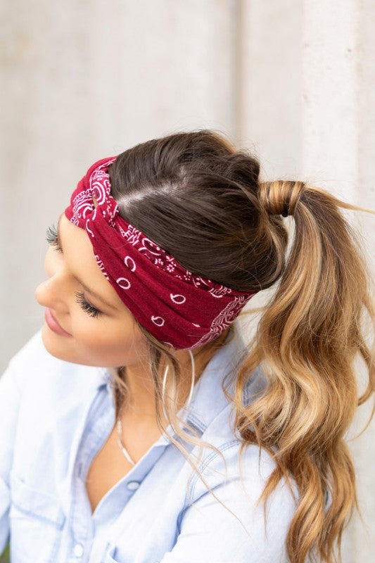 Bandana Twist Boho Headwraps Aili's Corner