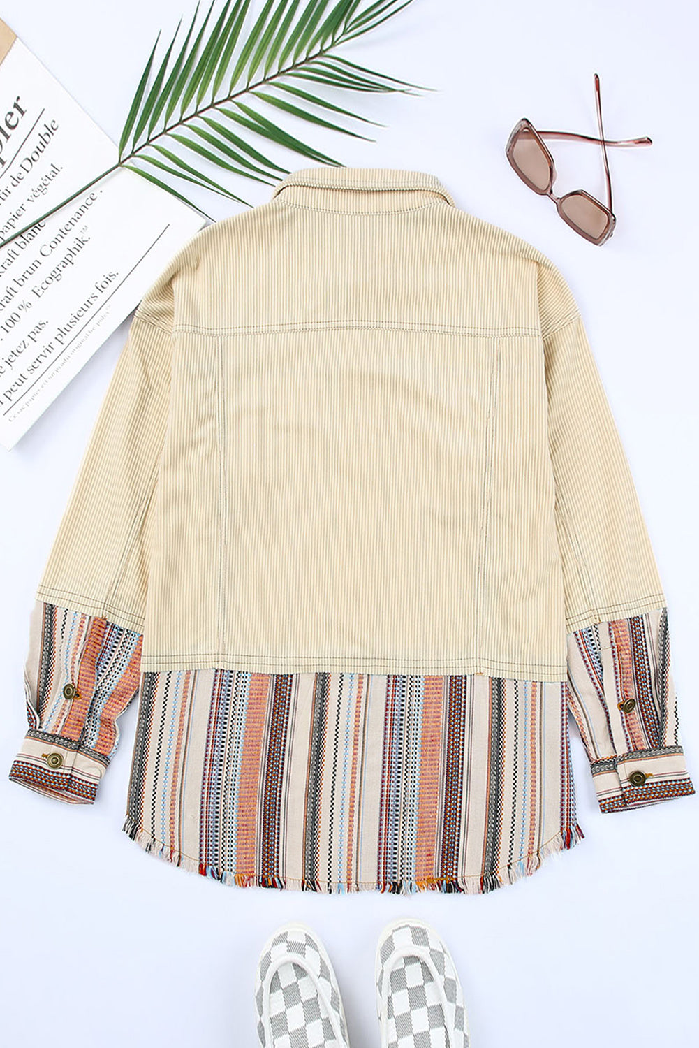Lyla Button Up Corduroy Jacket  DAME BOHEME