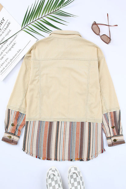 Lyla Button Up Corduroy Jacket  DAME BOHEME
