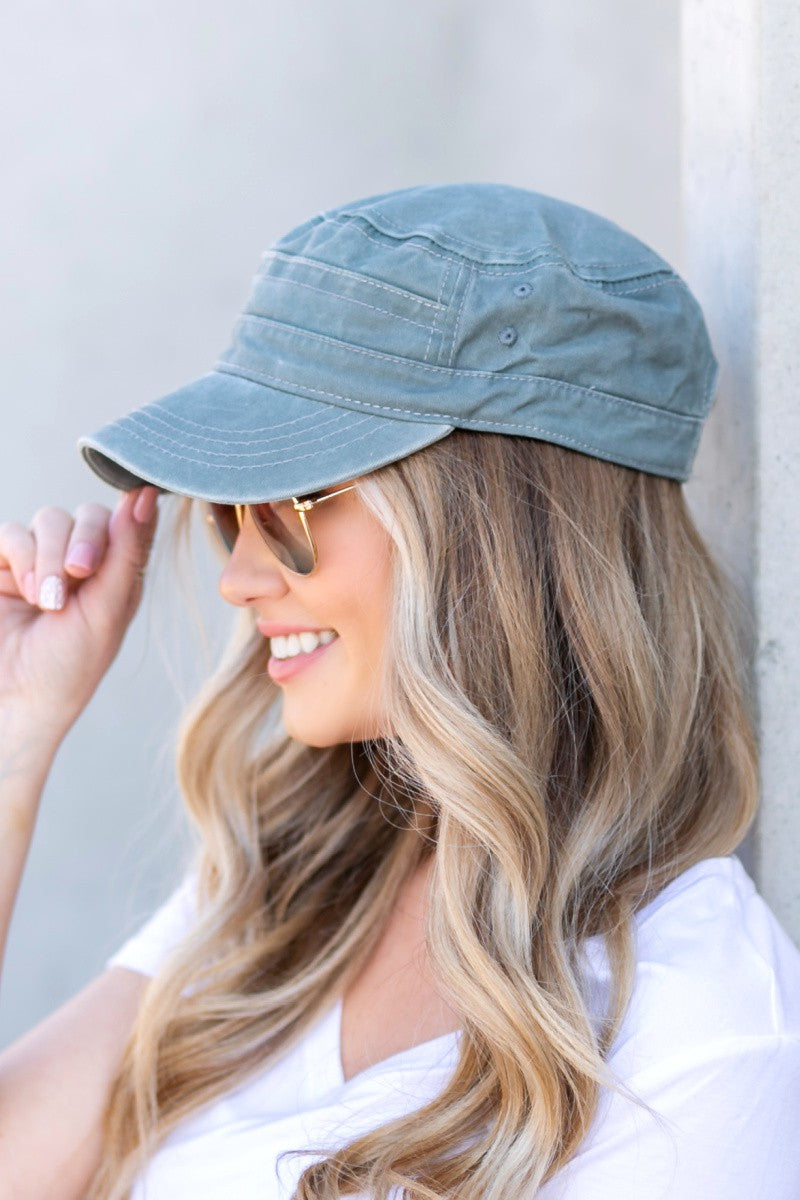 Distressed Cadet Hat Cap Aili's Corner