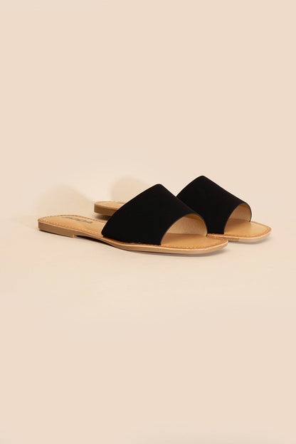 Airway-S Open Toe Round Flat Casual Slides Fortune Dynamic