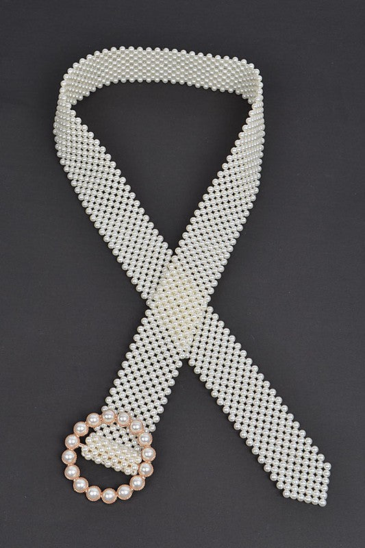 Pearl Beaded Iconic Fashion Belt Artini Accessories