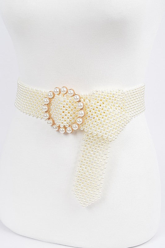 Pearl Beaded Iconic Fashion Belt Artini Accessories